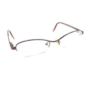 Michael Kors M2007 622 Brown Half Rim Eyeglasses Frames 50-17 130 Designer Women